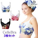 【3枚セット】DRMETHOD CelleBra セレブラ サムシングブルー フレンチピンク ドリーミーブラック ナイトブラ 育乳 バストアップ バスト補整 流れ胸 離れ胸 垂れ胸 バスト パワーメッシュ ノンワイヤー 脇肉 補整ブラ おうち時間
