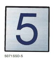 DaikenPlastics 大建プラスチックス DK 5071SSE 階数表示板 ブラック