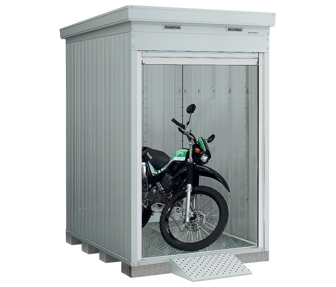 イナバ物置　バイクガレージ FXN-1322HY 床付 一般型・多雪地型 　バイク保管庫　稲葉製作所