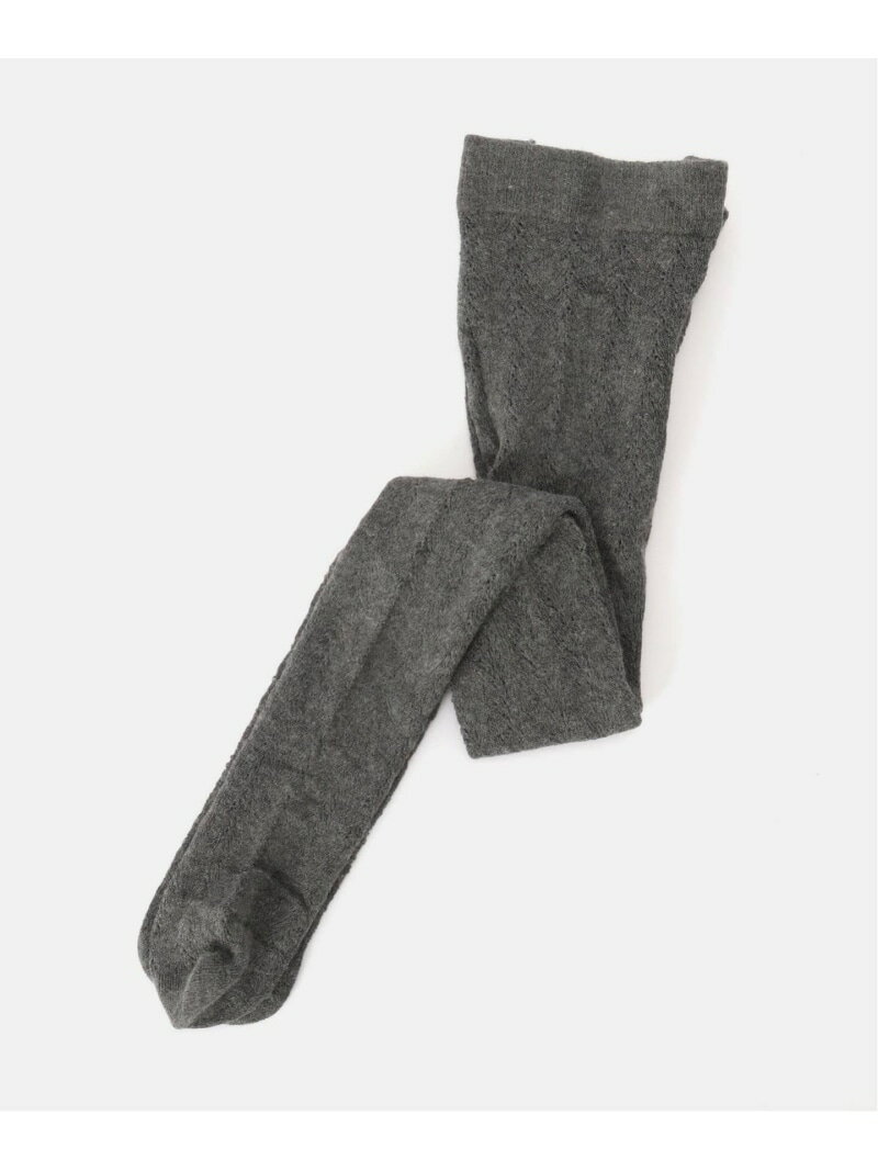 Pierre Mantoux/ピエールマントゥー Knit Tights タイツ 822520 IENA イエナ 靴下・レッグウェア タイツ・ストッキング・パンスト グレー ブラック【送料無料】[Rakuten Fashion]