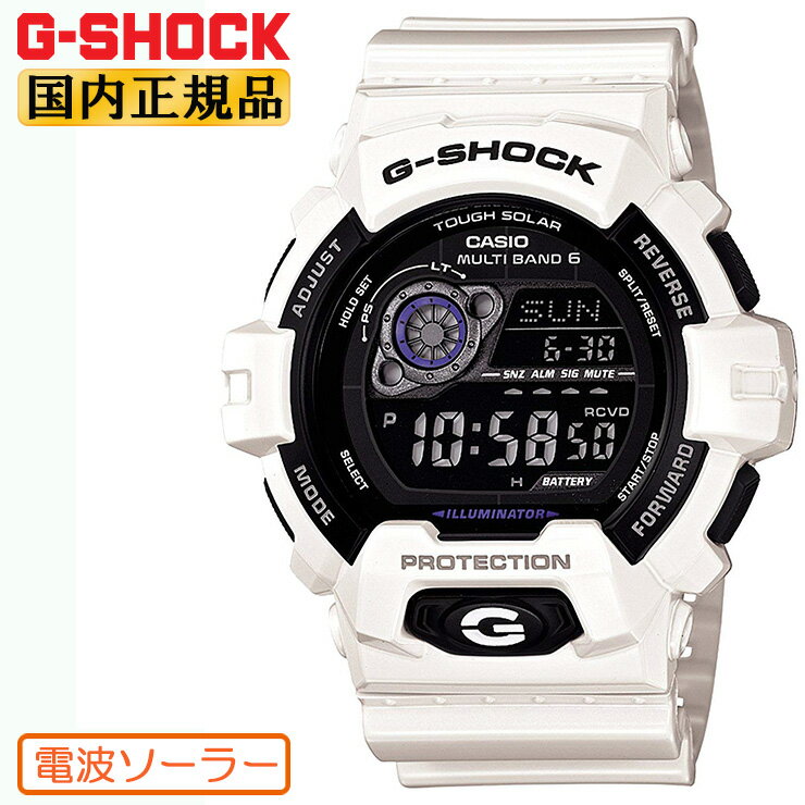 G-SHOCK Gショック GW-8900A-7JF 【正規品】 CASIO カシオ ソーラー電波時計 ホワイト 反転液晶 メンズ 腕時計 TheG    【RCPmara1207】 
