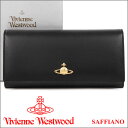 ヴィヴィアンウエストウッド 財布 ヴィヴィアン Vivienne Westwood 長財布 レディース メンズ ブラック 2800V SAFFIANO BLACK 【送料無料】【あす楽】【02P03Dec16】
