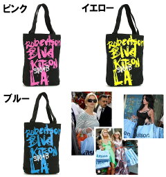 <strong>キットソン</strong> <strong>トートバッグ</strong> エコバッグ KITSON DRAWSTRING TOTE ピンク/イエロー/ブルー 【母の日 誕生日 お祝い プレゼント ギフト】