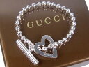 グッチ ブレスレット GUCCI ハートブレスレット 181447-J8400-8106 シルバー925   グッチ ブレスレット GUCCI 円高還元