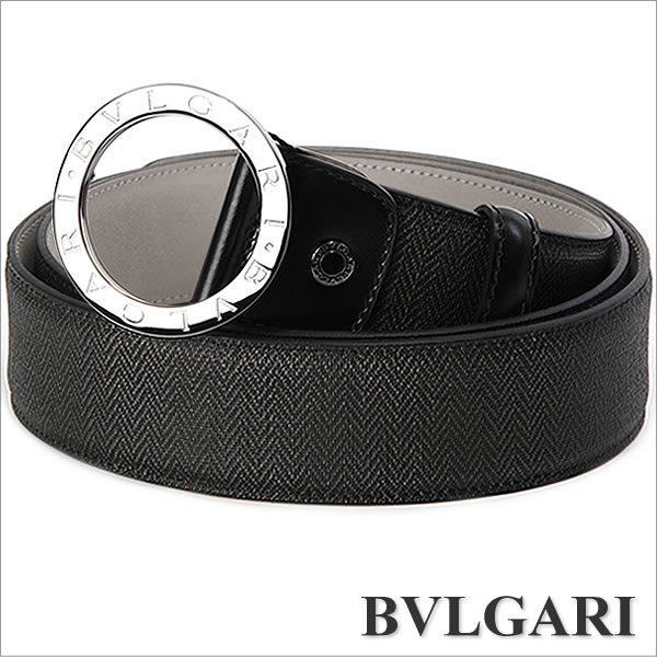 【楽天市場】ブルガリ ベルト メンズベルト BVLGARI ダークグレー 32687 【クリスマス ラッピング】【02P03Dec16】：時計