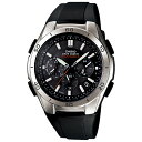 カシオ ソーラー 電波時計 【半額以下の超特価 正規品】 WVQ-M410-1AJF CASIO WaveCeptor ウェーブセプター クロノグラフ ブラック ウレタンベルト メンズ 腕時計 【あす楽】 【02P03Dec16】 【RCP】 【_腕時計】