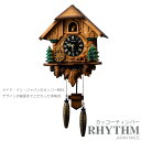【はと 時計 カッコー オルゴール ふいご】 カッコーティンバー 4MJ423SR06 はと 鳩 時計 ふいご オルゴール 掛け 壁掛 振り子 重鎮 木枠 日本製 RHYTHM リズム 【30%OFF】【お取り寄せ】【記念品】【日本製】【名入れ】【少数】 【02P03Dec16】 【RCP】