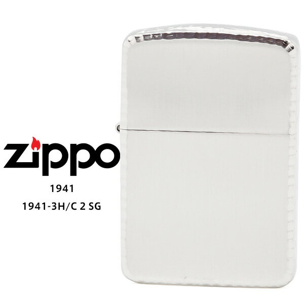 【Zippo ジッポー ライター】 Zippo ZIPPO 1941-3H/C 2 SS シルバー ...:iget:10035584