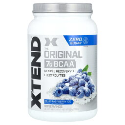 【マラソン期間限定MAX P20倍】Xtend BCAA 【 iHerb アイハーブ 公式 】 エクステンド スポーツドリンク オリジナル アミノ酸 分岐鎖アミノ酸 7G 電解質 サプリメント サプリ パウダー 粉末 <strong>ブルーラズベリー</strong>アイス 1.26kg