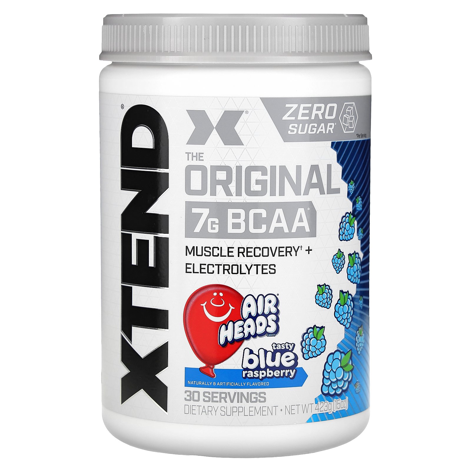 【P15倍★5/9 20___00~5/16 01___59】Xtend BCAA 【 iHerb アイハーブ 公式 】 エクステンド スポーツドリンク オリジナル アミノ酸 分岐鎖アミノ酸 7G 電解質 サプリメント サプリ パウダー 粉末 エアヘッズ テイスティー <strong>ブルーラズベリー</strong> 423g