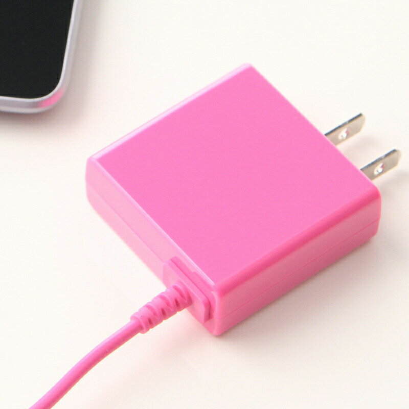 【送料無料】携帯充電器 AC充電器スマホ Android タブレット対応【ピンク】0118…...:ihope:10001206