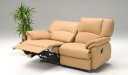 Ŭ2Pꥯ饤˥󥰥ե,եåȥ쥹աեȥåPU쥶ĥ,2ͳѥ֥ե,١Reclining Sofa with Foot RestPU Soft Leather