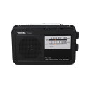 ω東芝 オーディオ【TY-HR3(K)】ブラック AM/FM ホームラジオ ワイドFM