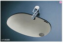 ###TOTO カウンター式洗面器 【L587U】(洗面器のみ) 楕円形洗髪洗面器 アンダーカウンター式