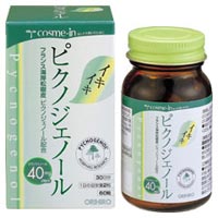 オリヒロ ピクノジェノール 【代引手数料無料】【\5000以上で送料無料】 「オリヒロ ピクノジェノール」スイスのホーファーリサーチ社で製造された高品質なピクノジェノールを、原料に使用しました。毎日の美容に。