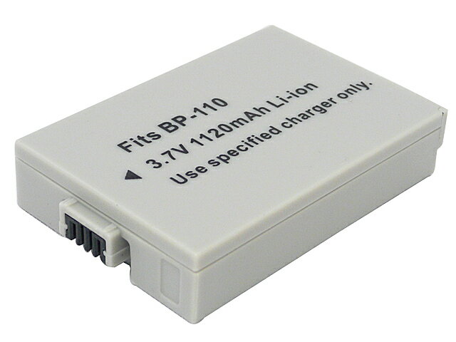 【キャノン　BP-110　互換バッテリ−（残量表示非対応）】 〜メール便可〜　iVIS HF R200対応