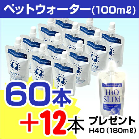 H4O PET 100ml 60本セット「特典H4O{180ml}12本{5,184円相当}★【その場で使える500円クーポン進呈】さらに【次回使える500円クーポン】進呈!ペットウォーターメーカー最新製造品【ポイント3倍 11/10(木)19:00〜12/1(木)15:59まで】 H4O PET 100ml 60本セット「特典H4O{180ml}12本{5,184円相当}★【その場で使える500円クーポン進呈】さらに【次回使える500円クーポン】進呈!ペットウォーターメーカー最新製造品【ポイント3倍 11/10(木)19:00〜12/1(木)15:59まで】
