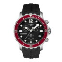 TISSOT☆ティソ☆シースター1000☆クォーツ☆ブラック文字盤☆レッドセラミックベゼル☆30気圧防水☆ラバーストラップ☆正規品☆2年保証☆T066.417.17.057.01【T0664171705701】【あす楽】