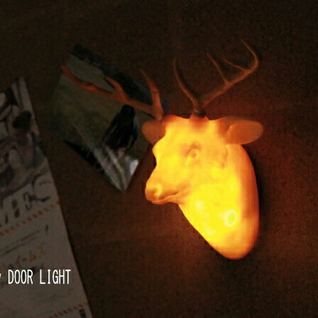 Hunting Trophy DOOR LIGHT(neBO@gtB[@hACg LEDCg Ɩ  hACg L[nK[ |j NX}X Mtg v[g bsO 