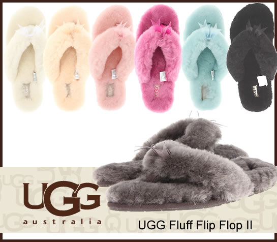 送料無料 UGG AUSTRALIA アグ オーストラリア W FLUFF FLIP FL…...:ilharotch:10002173