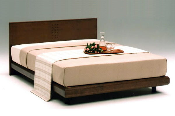 ベッド 通気性抜群 山波型桐すのこベッド 【IPB-PFB-138】 【SDサイズ】 【bed】 【送料無料】