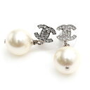 CHANEL/シャネルラインストーン・ココCCチャーム×パー...
