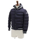 MONCLER KID'S Jr./モンクレールキッズ・ジュニア・ボーイズ"AUBERIE"フリース地フード付きボーイズダウンジャケット(ネイビー)41957 85 68352 742/NAVY【S】