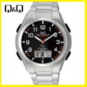 【送料無料】シチズン CITIZEN Q&Q 電波ソーラー腕時計 MD02-205【楽ギフ_包装】