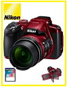 【送料無料】Nikon・ニコン 光学60倍ズーム大画面バリアングル液晶モニター搭載デジカメ COOLPIX B700 レッド【楽ギフ_包装】【***特別価格***】