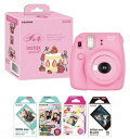 チェキフィルム10枚付き【送料無料】FUJIFILM・フジフイルム ストロベリーN インスタントカメラ チェキmini8 プラス ナチュラル ストロベリー INS MINI 8P STRAWBERRY instax mini 8+【ラッピング無料】チェキ8 ナチュラル【楽ギフ_包装】【***特別価格***】
