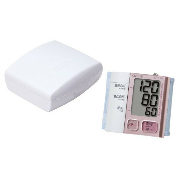 【ラッピング無料】CITIZEN・シチズン 電子血圧計（手首式） CH657F-PK ピン…...:imadoki:10000954