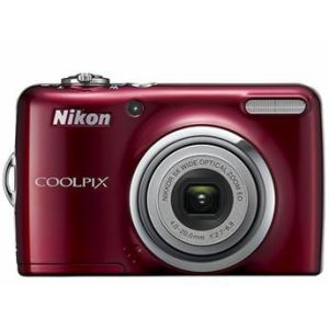 送料無料 ニコンカメラポーチとSD2GBのセット [Nikon] デジカメ COOLPIX L23 （レッド） *