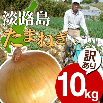 【送料無料】 　淡路島玉ねぎ10キロ 【訳あり】【送料無料】（北海道・沖縄・離島を除く）　