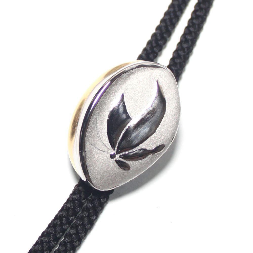 【工房限定オリジナル商品】伊万里焼　ループタイ　メンズ手びねり　スローアート　白金焼付蝶　一品物還暦 古希 喜寿 退職記念・贈り物　【楽ギフ_包装選択】【楽ギフ_メッセ入力】★送料無料
