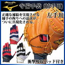 ミズノ 守備用グローブ ミズノプロ 守備手袋 (捕手用) 1EJED160 MIZUNO 野球手袋 衝撃吸収パッド付き【左手用】