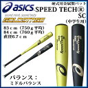 アシックス 野球 硬式バット 金属 スピードテック BB8734 asics ゴールドステージ 中学硬式【ミドルバランス】