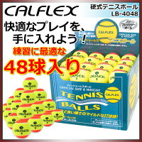 カルフレックス テニスボール 硬式 一般用 48球入り ノンプレッシャー LB-4048 CALFLEXの画像