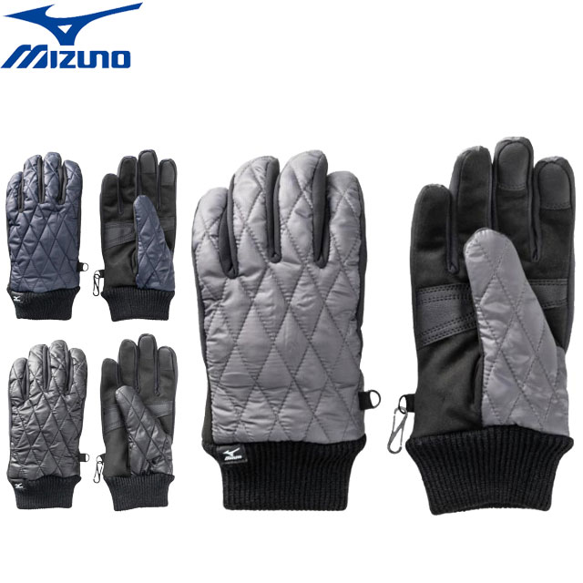 ☆ネコポス ミズノ ブレスサーモ 手袋 メンズ 中綿 グローブ メンズ 防寒 C2JY9637 即日出荷 あす楽対応可