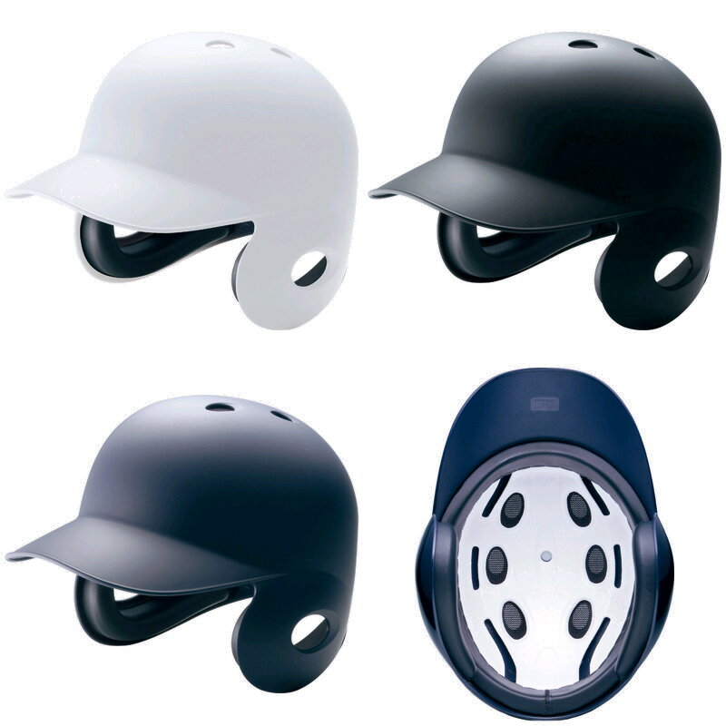 MIZUNO (ミズノ) 硬式用 ヘルメット 両耳付 打者用 【つや消しタイプ】