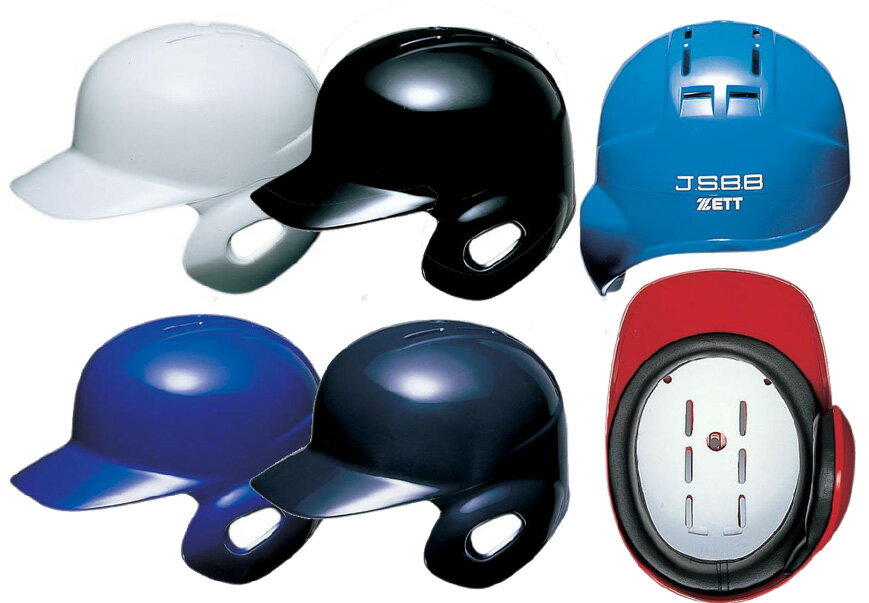 ZETT (ゼット) 軟式野球用 ヘルメット 片耳用