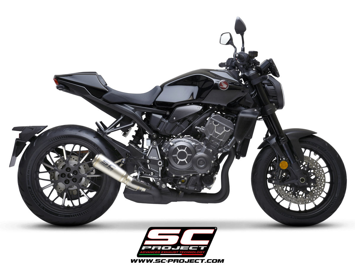 【国内在庫あり】【正規輸入代理店】SC-PROJECT (SCプロジェクト) - S1-GP フルチタンスリップオンサイレンサー (公道走行可 / ユーロ5対応 / 純正キャタライザー対応) HONDA CB1000R '21-25