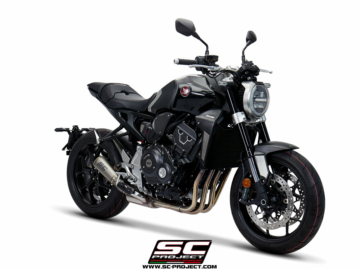 【国内在庫あり】【正規輸入代理店】SC-PROJECT ( SCプロジェクト ) - S1-GP フルチタン スリップオン サイレンサー (公道走行可 / ユーロ4対応 / 純正キャタライザー対応) HONDA CB1000R '18-20
