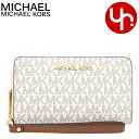【P3倍 1/27 20:00〜1/30 23:59】マイケルコース MICHAEL KORS 財布 二つ折り財布 35F8GTVW9B バニラ 特別送料無料 ジェット セット トラベル シグネチャー ラージ フラット マルチファンクション フォン ウォレット アウトレットレディース ブランド 通販 2022