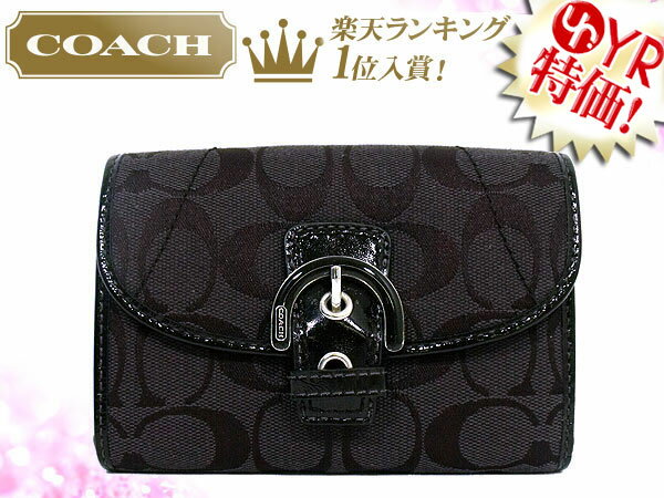 コーチ COACH★レビューを書くと送料無料！財布(二つ折り財布)F45692 ブラックグレー×ブラック ソーホー シグネチャー バックル コンパクト クラッチ アウトレット品激安%OFF！レディース【楽ギフ_包装】【YDKG-m】セール【楽天EXPO賞*受賞記念タイムセール】★74％OFF★★楽天ランキング入賞!1位★☆★コーチ COACH 楽天最安値級！激安セール★☆【6日間限定★楽天EXPO賞*受賞記念タイムセール】8/11AM0:00〜8/16PM23：59まで