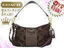 コーチ COACH★レビューを書くと送料無料！バッグ(ショルダーバッグ)F18035 ブラウン×ブラウン シグネチャー ストライプ サテン デミ クロスボディ アウトレット品激安%OFF！レディース 2012★71％OFF★★楽天ランキング入賞!1位★☆★楽天最安値級！激安セール★☆1/6(金)AM10：00〜1/13(金)AM9：59まで