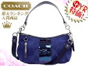 コーチ COACH★レビューを書くと送料無料！バッグ(ショルダーバッグ)F17714 ブルー×ブルー シグネチャー サテン シークイン デミ クロスボディ アウトレット品激安%OFF！レディース【Luxury Brand Selection】【楽ギフ_包装】【YDKG-m】