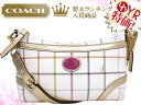 コーチ COACH★レビューを書くと送料無料！バッグ(ショルダーバッグ)F19173 マルチカラー ヘリテージ タッターソール EW ダッフル アウトレット品激安%OFF！　レディース【Luxury Brand Selection】【楽ギフ_包装】【YDKG-m】バック 2012 ホワイトデー【MR】