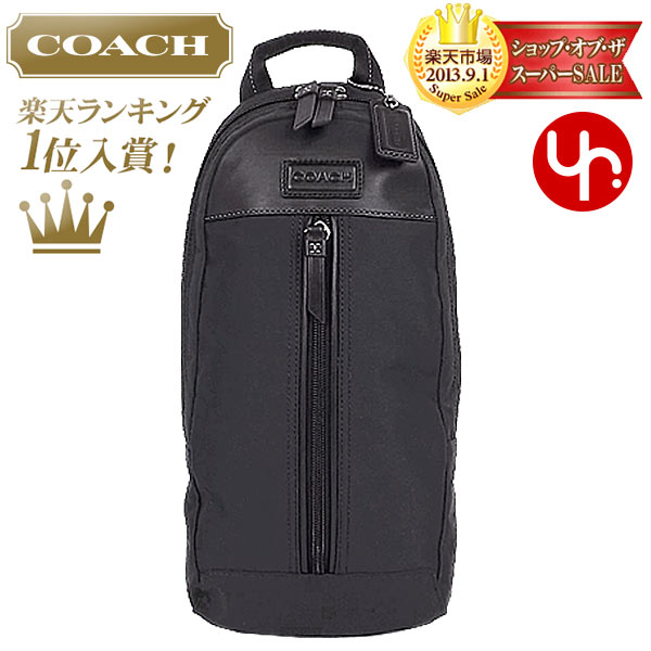 コーチ COACH★レビューを書くと送料無料！バッグ(ショルダーバッグ)F70692 ブラック ヴァリック ナイロン スリング ボディバッグ アウトレット品激安！メンズレディースバック セール SALE 通販★楽天ランキング入賞!1位★☆★コーチ COACH 全品★大感謝祭限定★楽天最安値級！激安タイムセール!!★☆11/30AM0:00〜12/4AM3:59まで