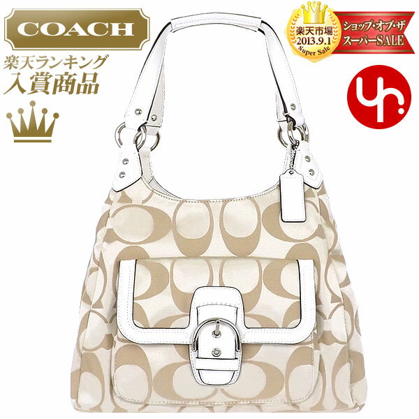 コーチ COACH★レビューを書くと送料無料！バッグ(ショルダーバッグ)F24742 ライトカーキ×アイボ...