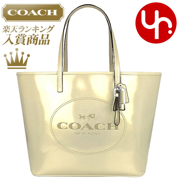 コーチ COACH★レビューを書くと送料無料！バッグ(トートバッグ)F32884 ゴールド パーカー メトロ パテント レザー ホース アンド キャリッジ グリッター トート アウトレット品激安！レディース【楽ギフ_包装】 ブランド セール 通販 SALE 通勤 YR限定価格 バレンタイン